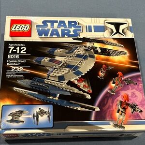 LEGO Star Wars 8016 Hyena Droid Bomber - Blue, Gray, and Red